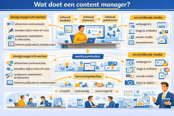 Alles over het beroep content manager Wat doet een content manager